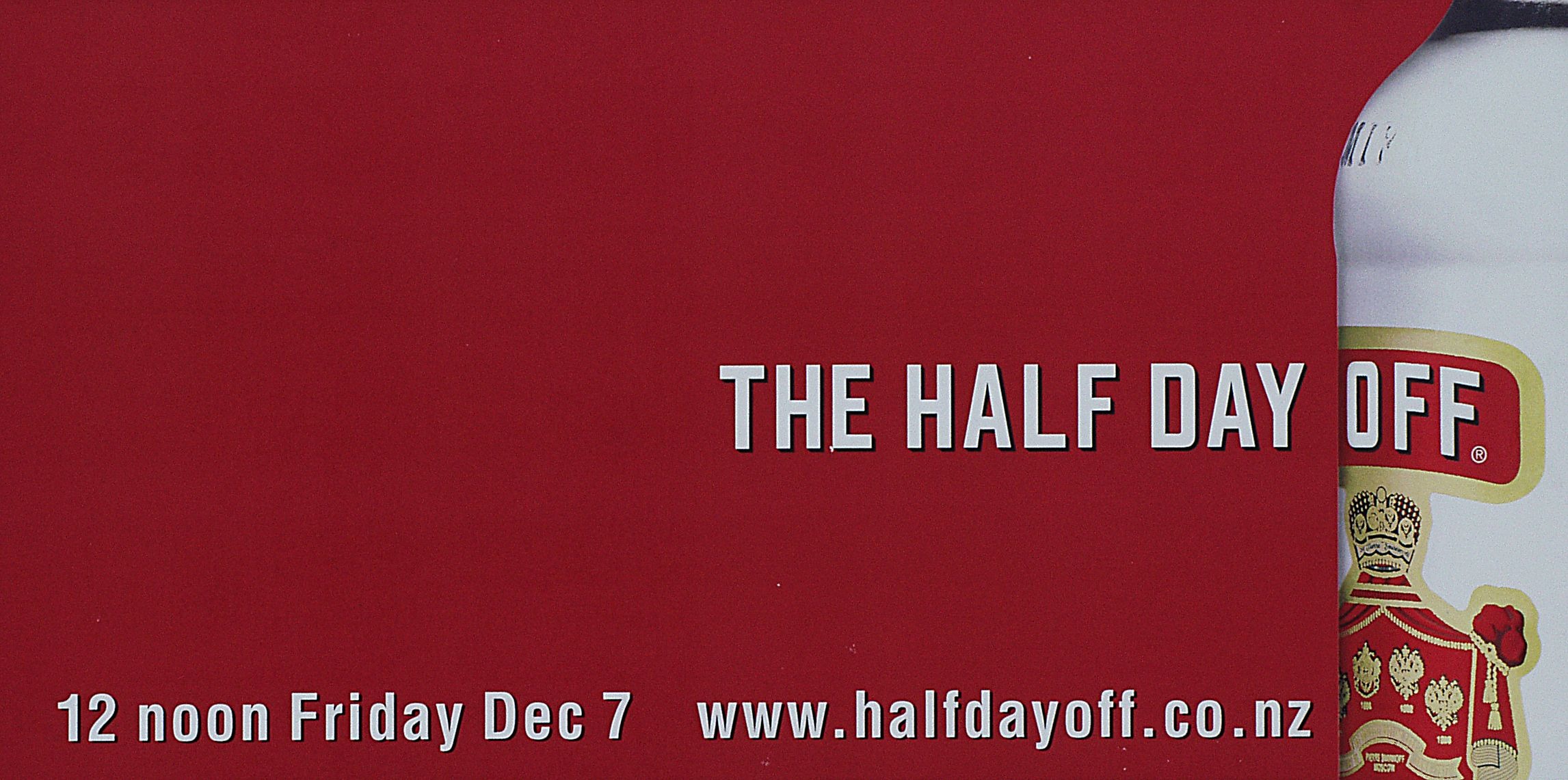 THE HALF-DAY OFF