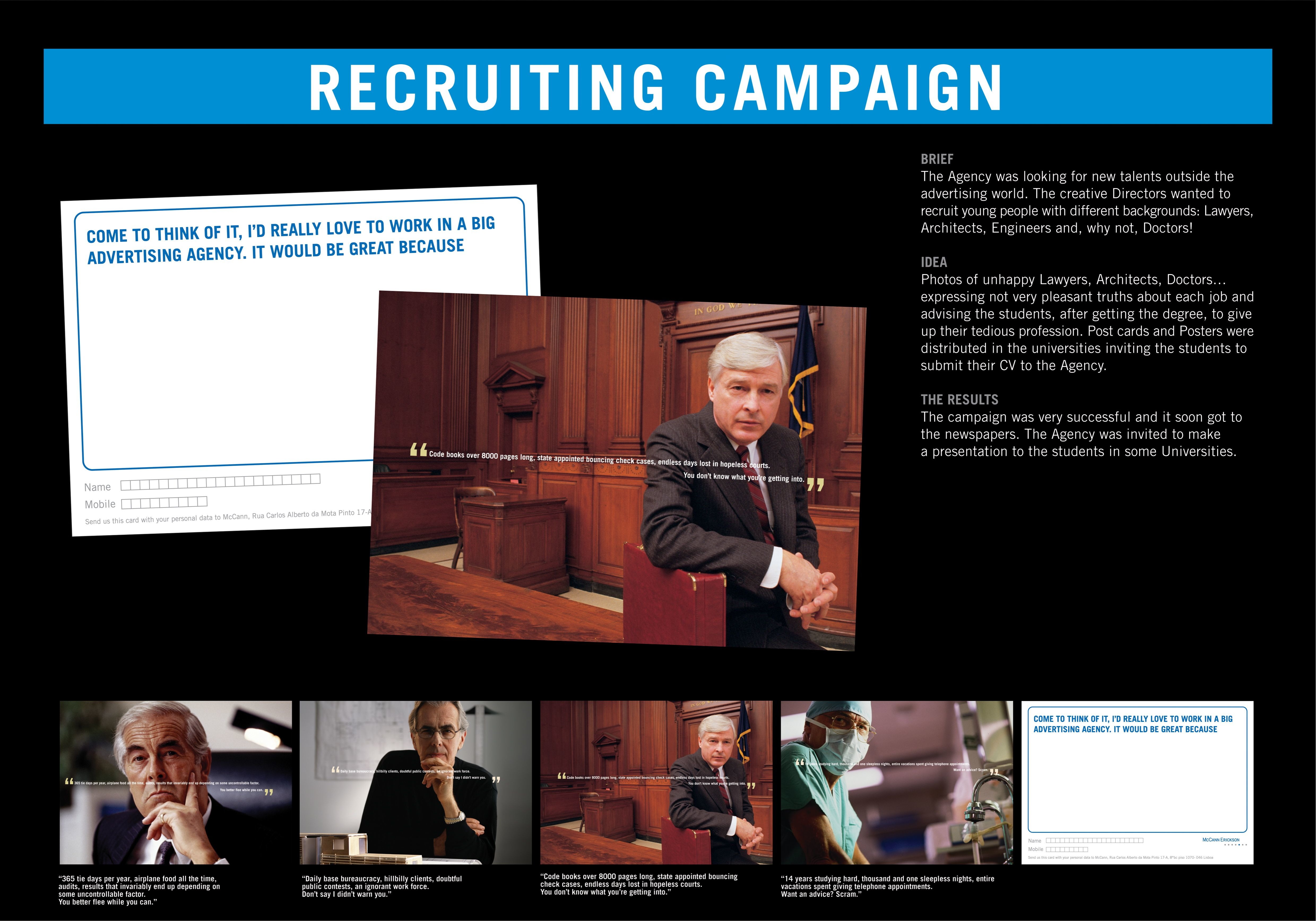 AGENCY RECRUITMENT CAMPAIGN