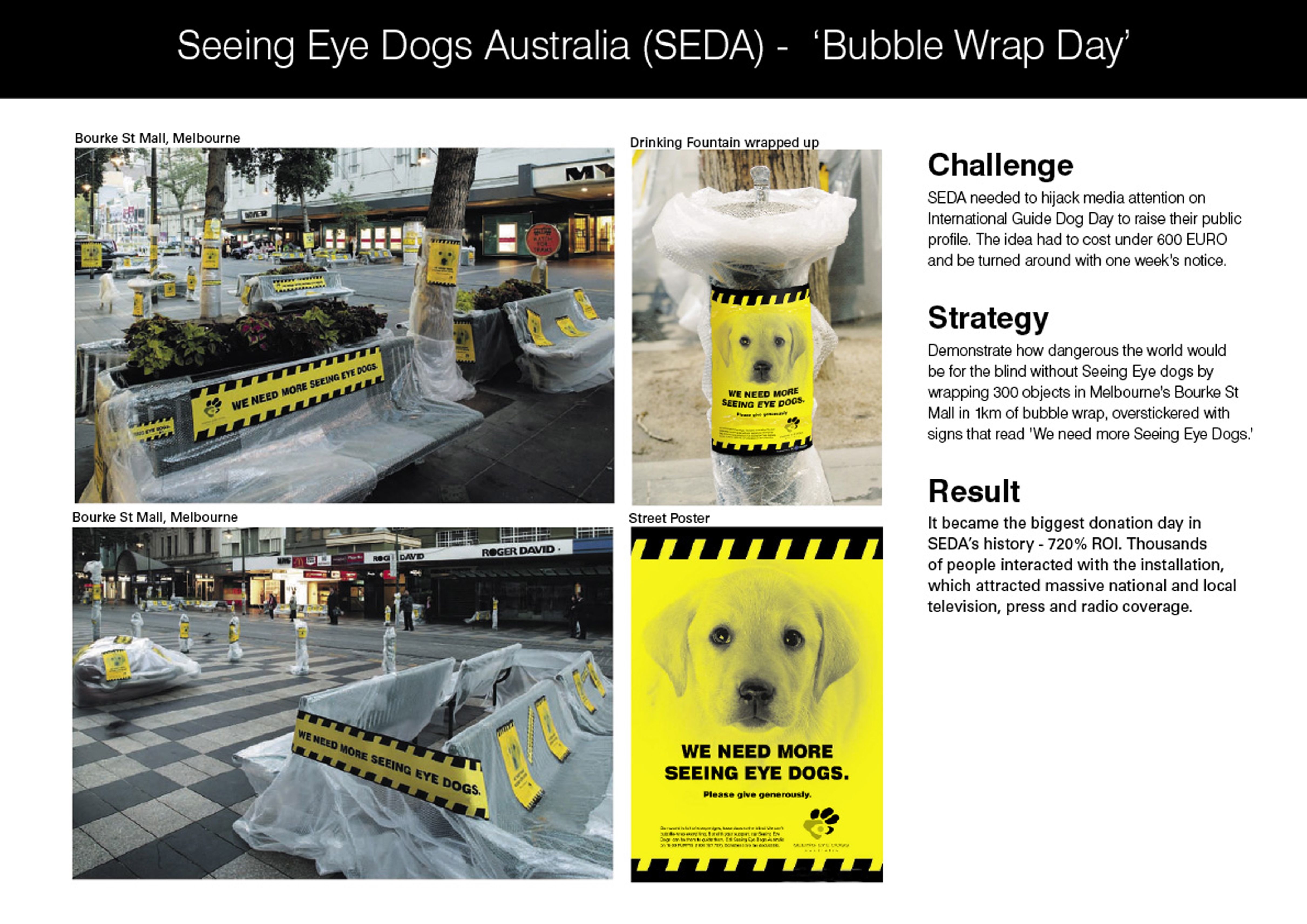 GUIDE DOG FUNDRAISER | Campaign | THE WORK