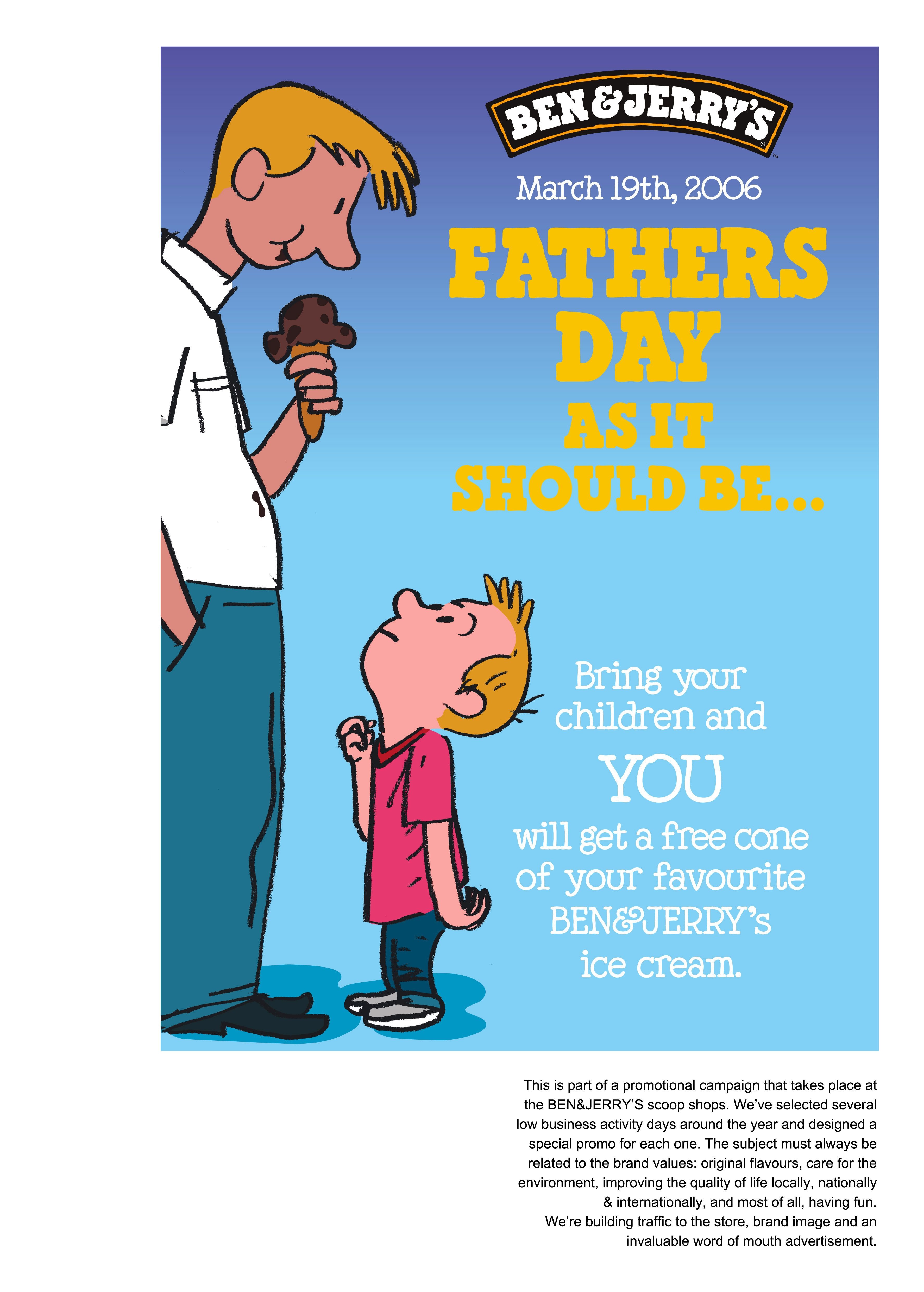 FATHER'S DAY FREE SCOOP