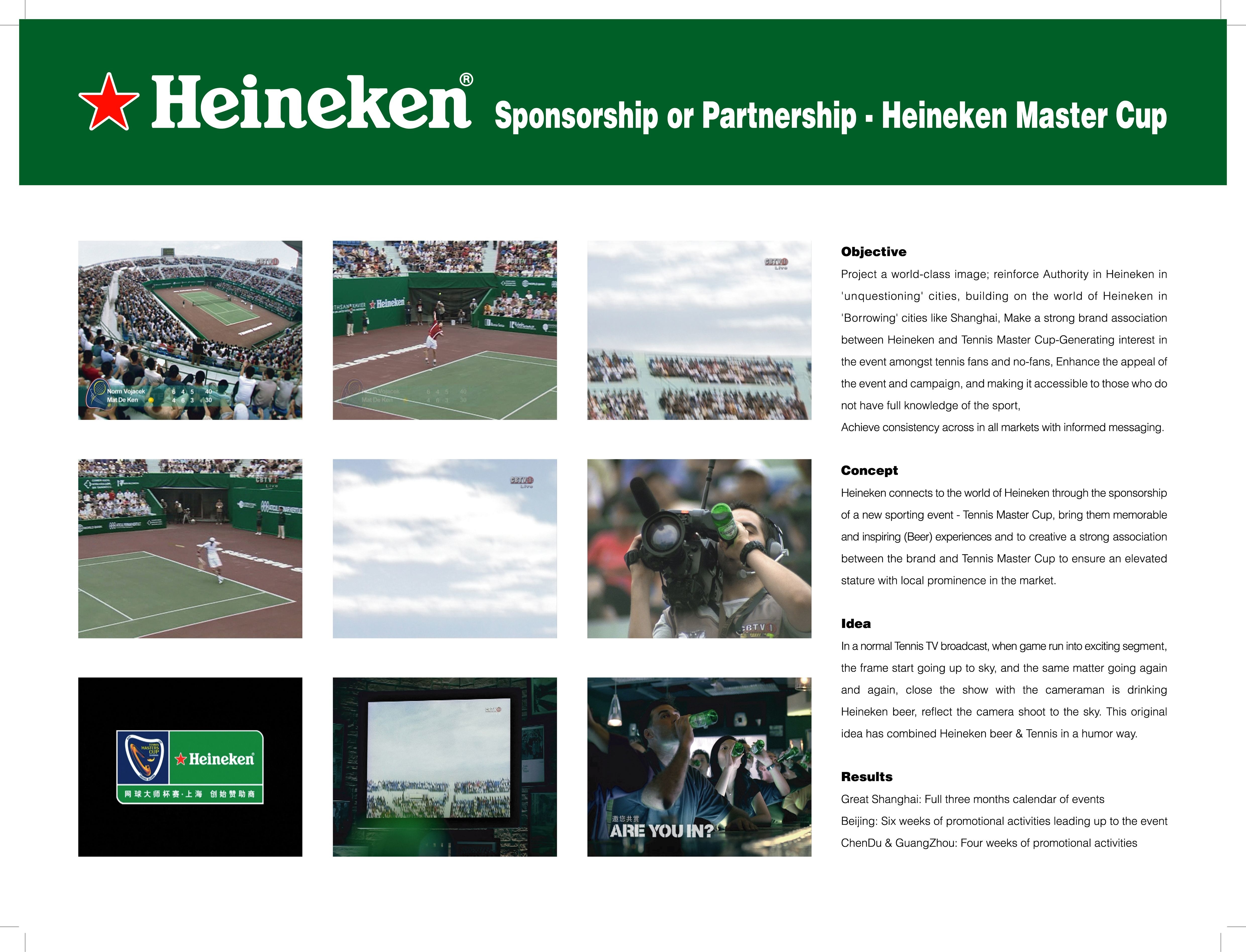 HEINEKEN/TENNIS MASTER CUP