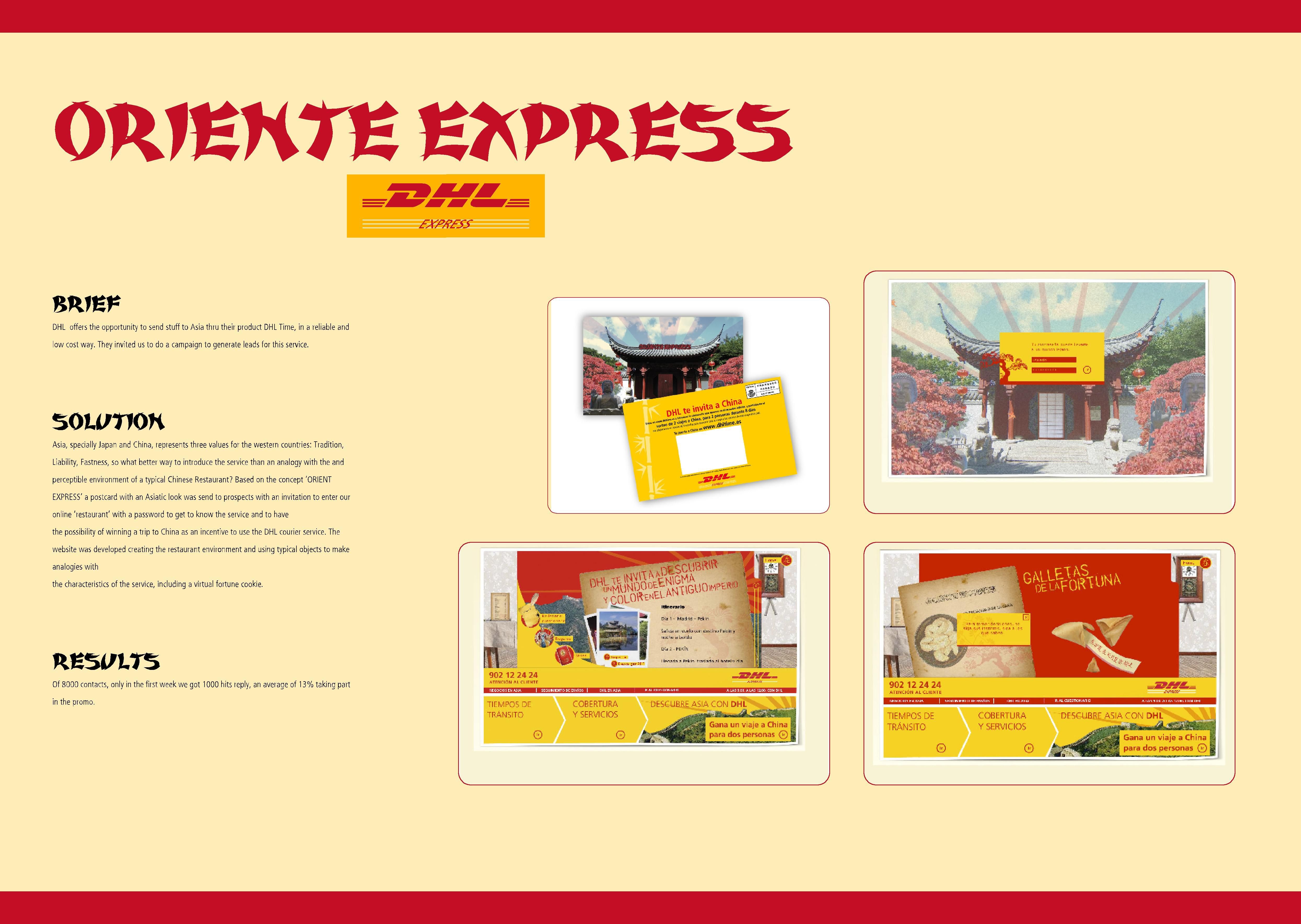 DHL TIME TO ASIA COURIER SERVICE