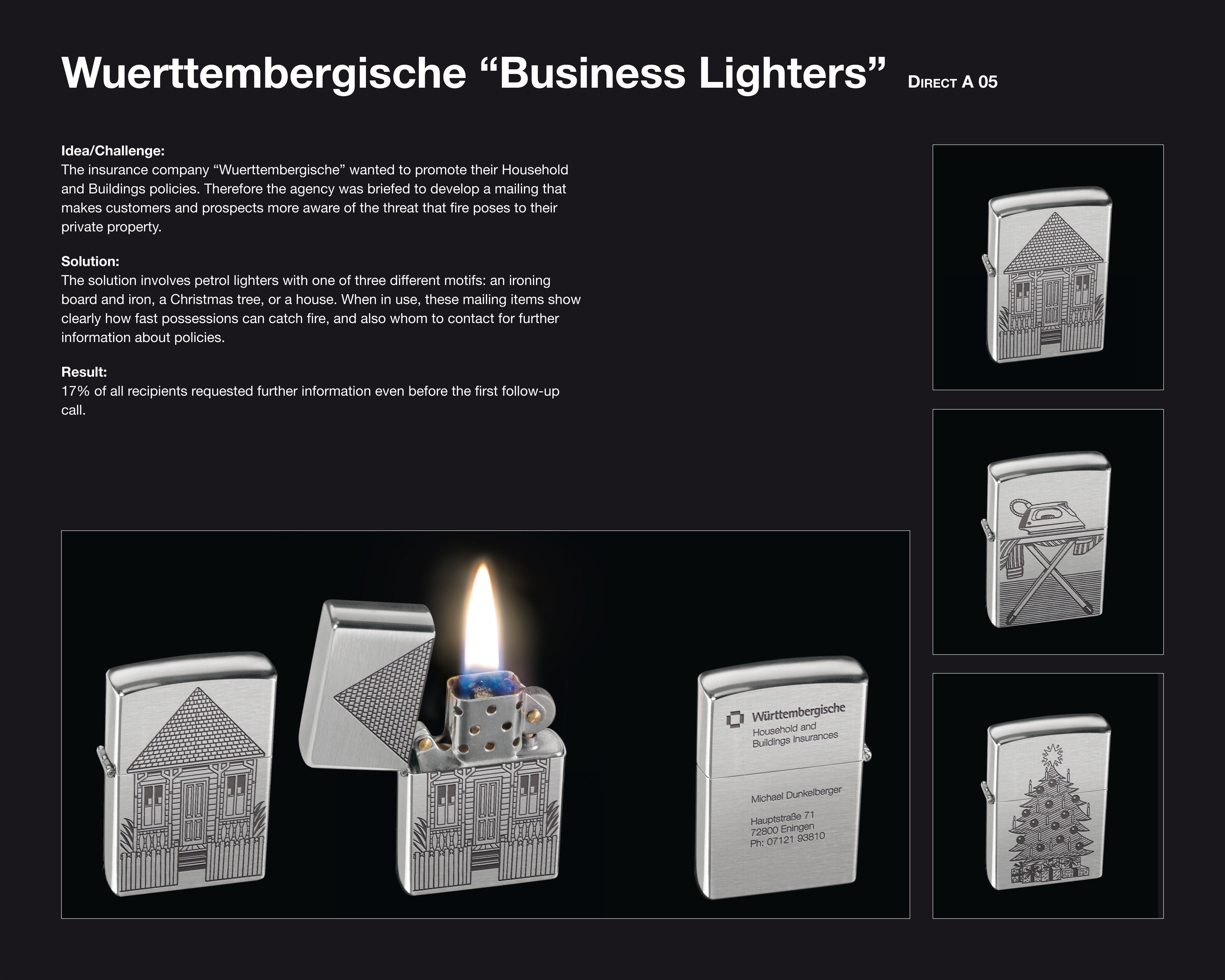 BUSINESS LIGHTERS