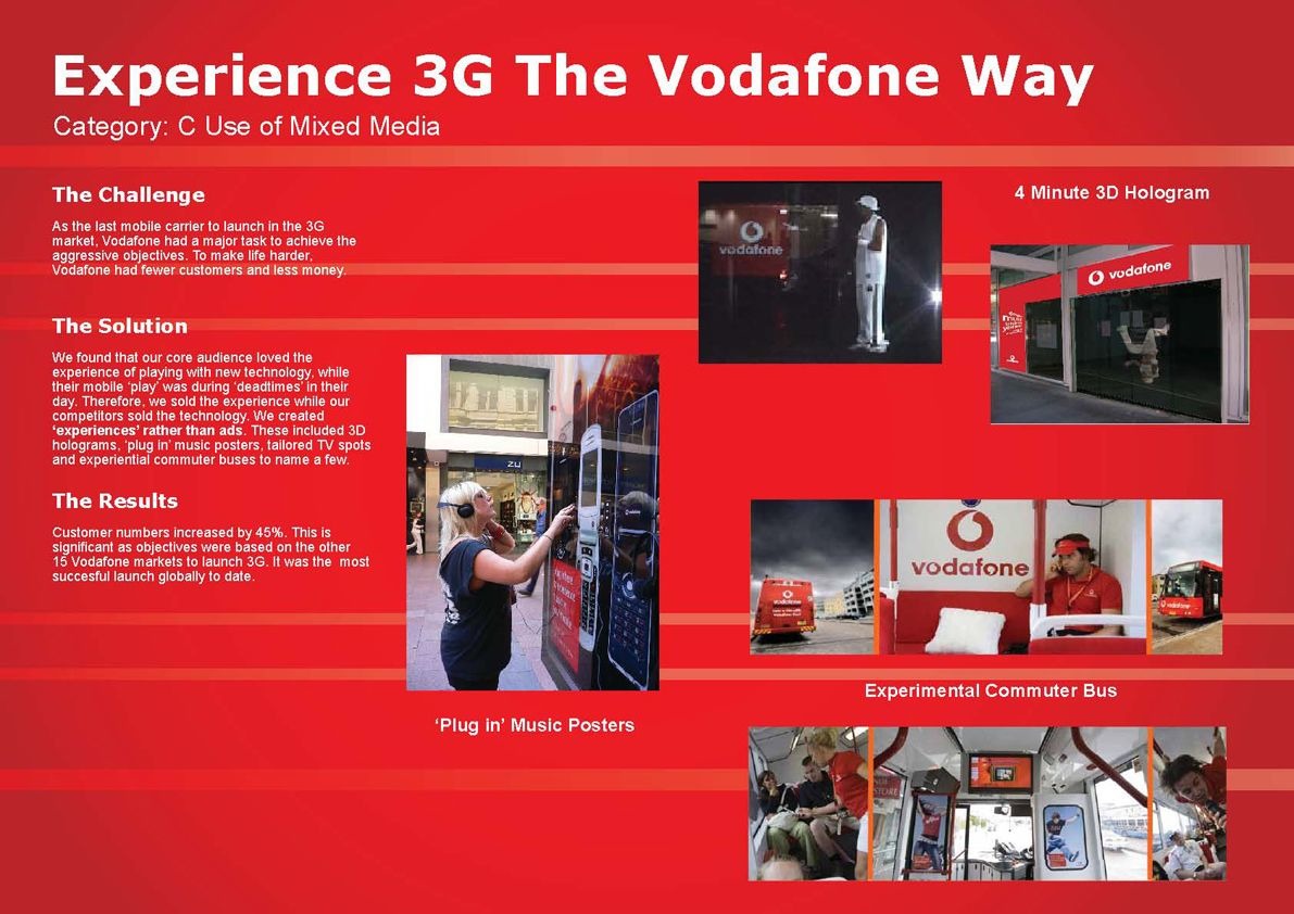 EXPERIENCE 3G