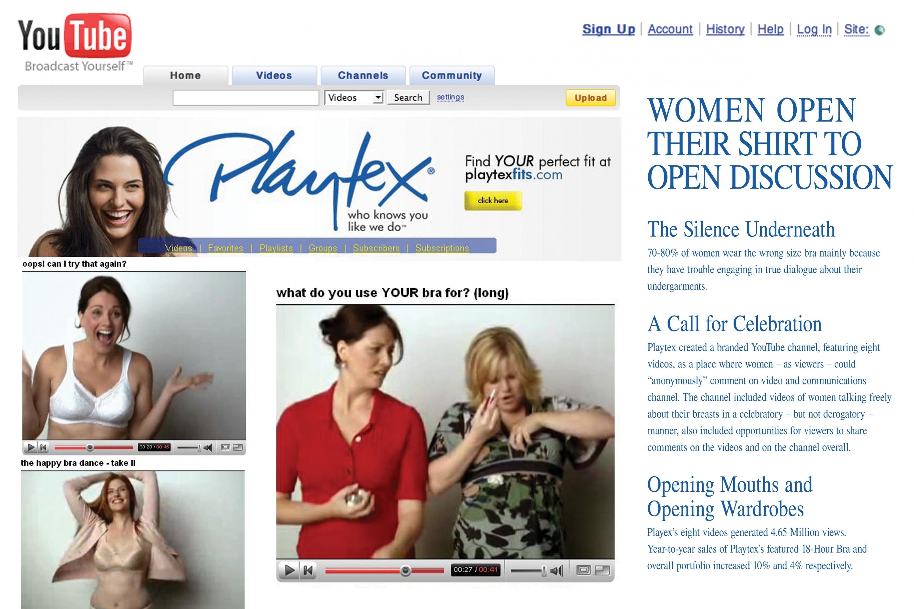Playtex® Brand Introduces New Playtex Play™ Bra Collection For