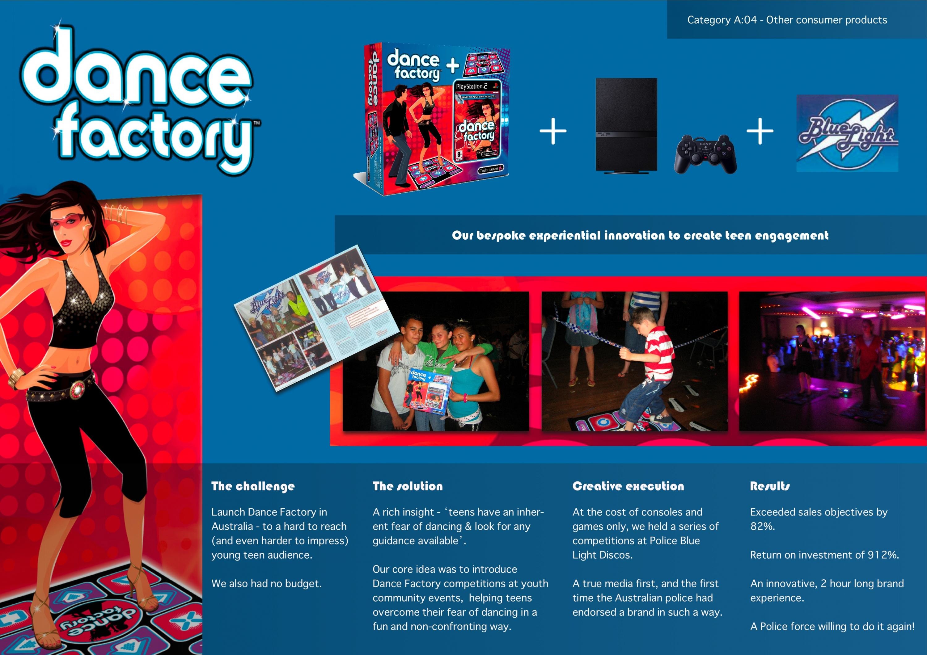 'DANCE FACTORY' GAME