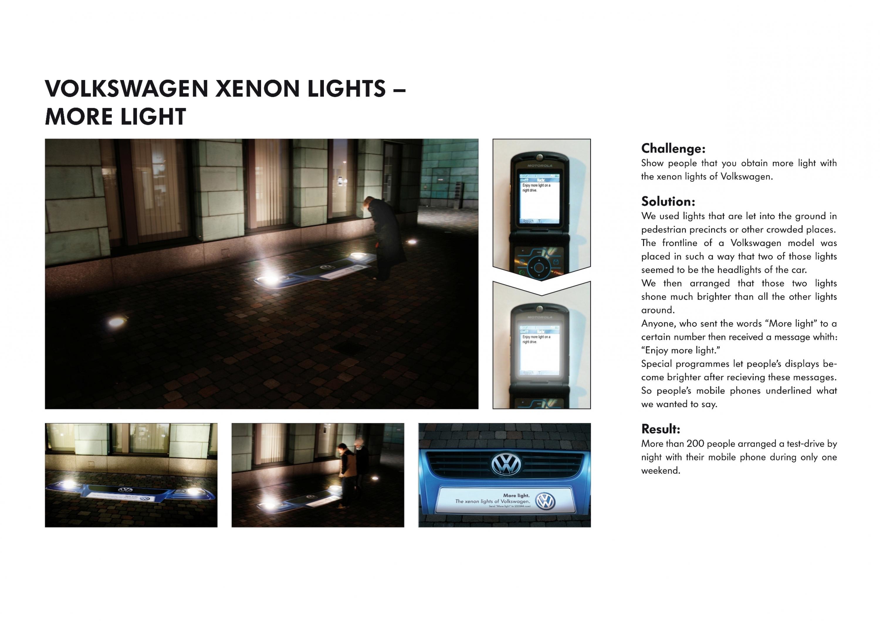 VW XENON LIGHTS