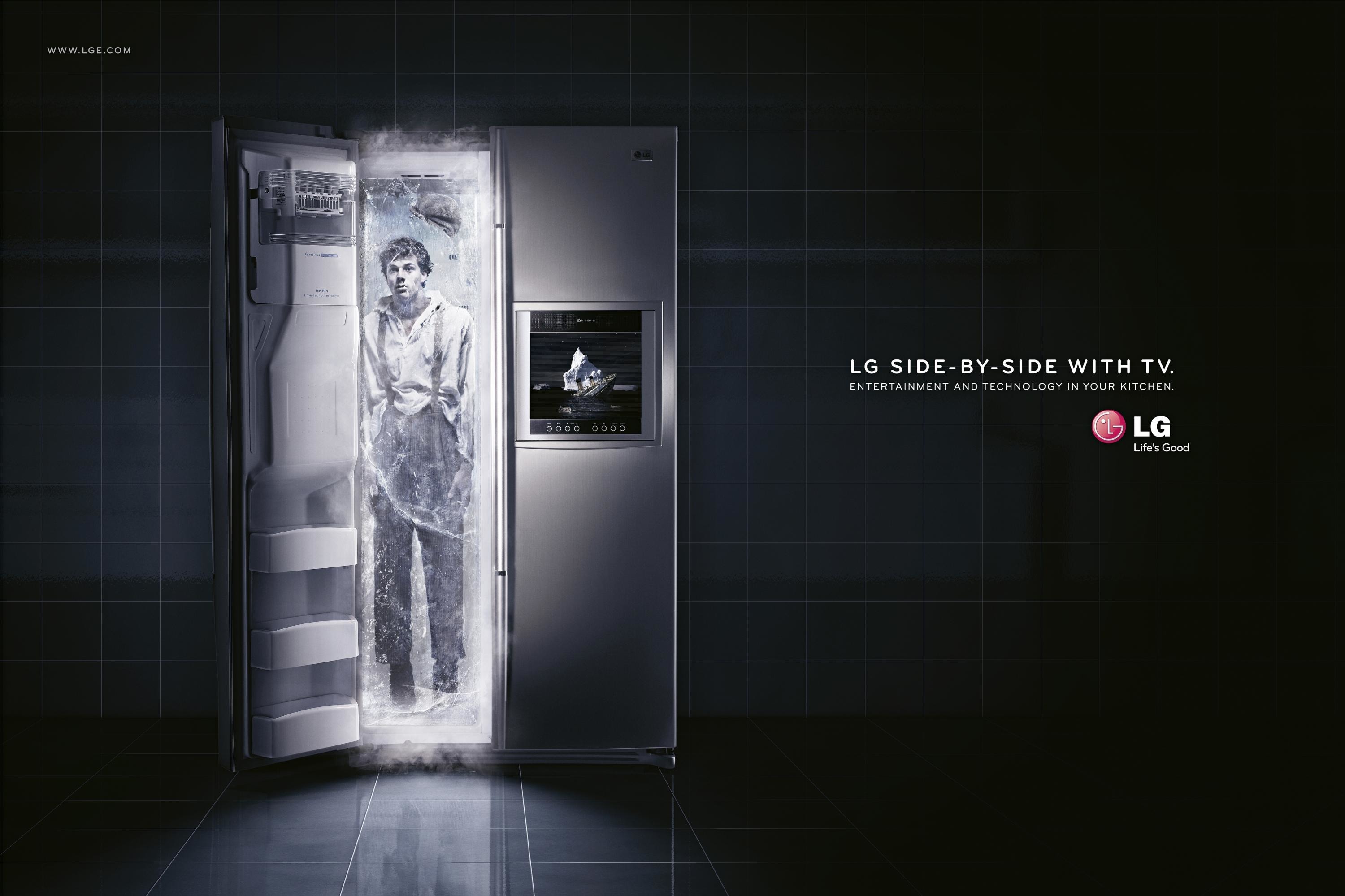 Всплывающая реклама на телефоне техно. Реклама холодильника. Креативная реклама. Реклама холодильника LG. Креативная реклама смартфонов.