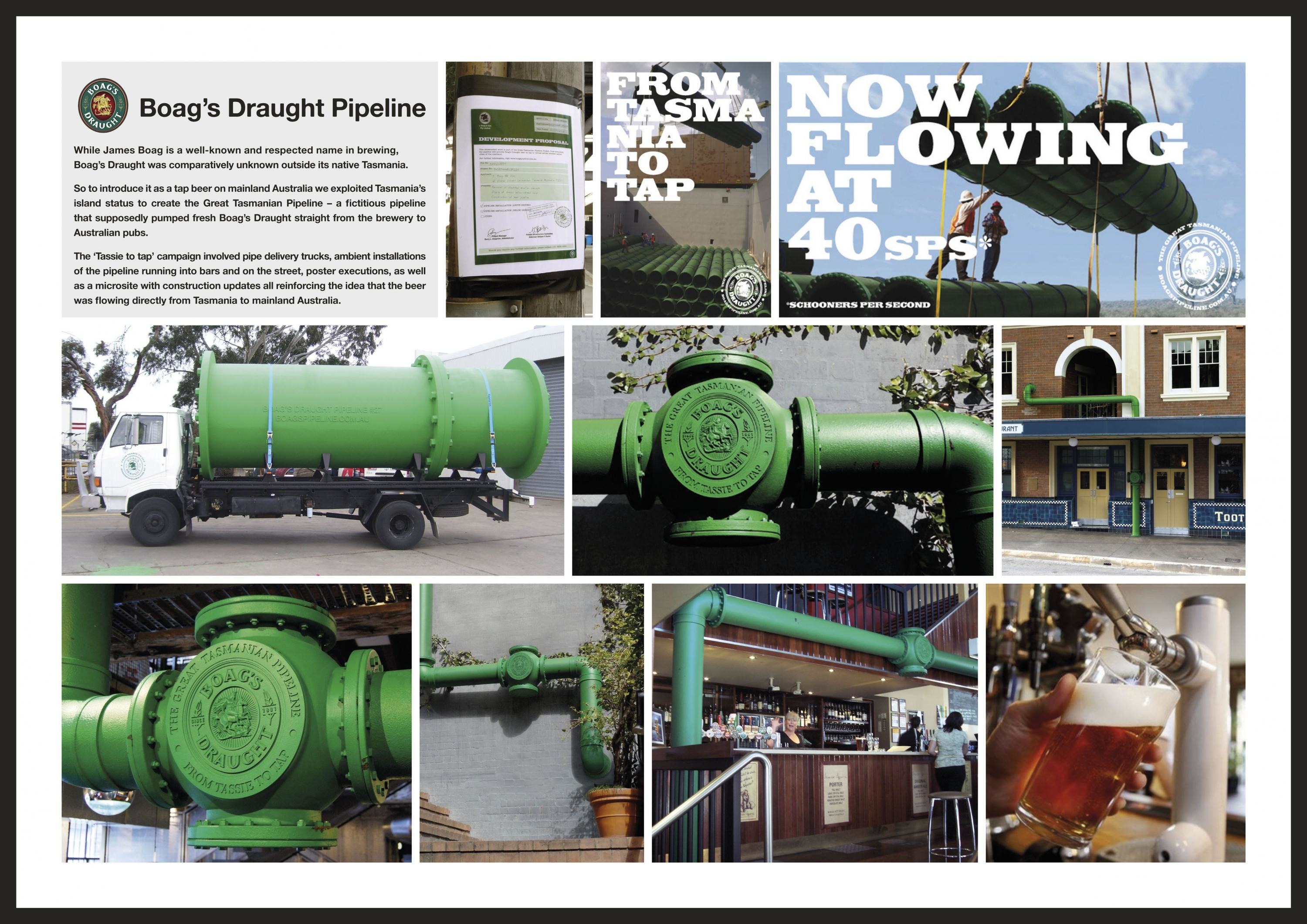 JAMES BOAGS DRAUGHT PIPELINE