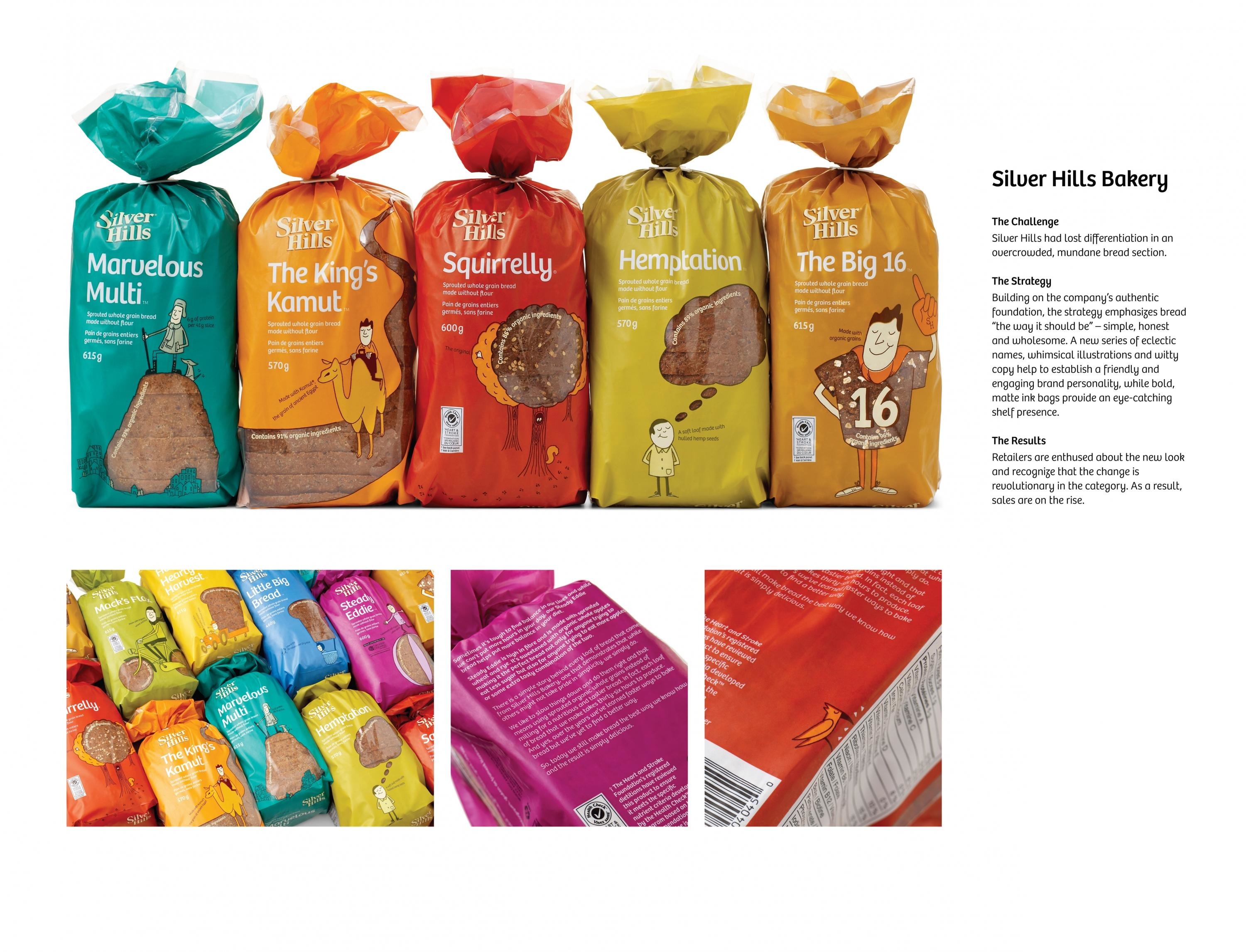 SILVER HILLS BAKERY PACKAGING