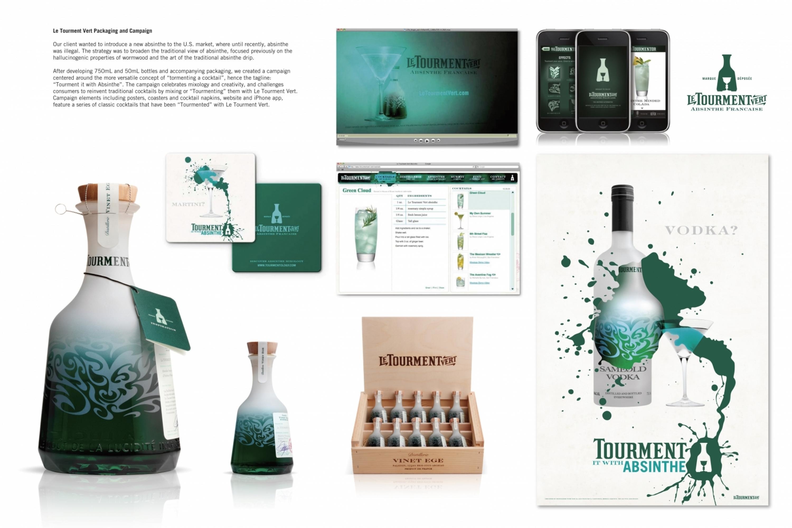 LE TOURMENT VERT ABSINTHE CAMPAIGN