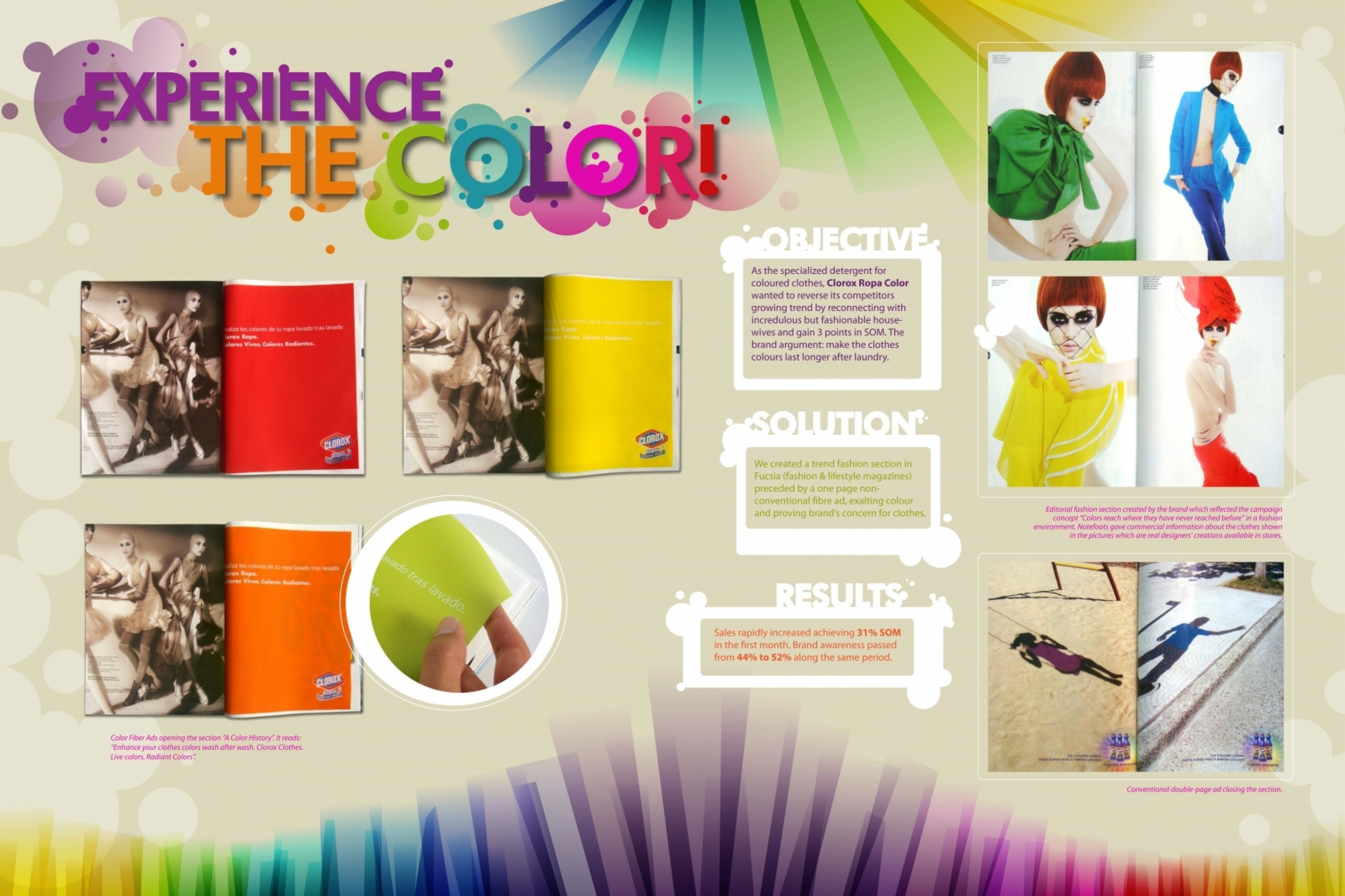 EXPERIENCE THE COLOUR