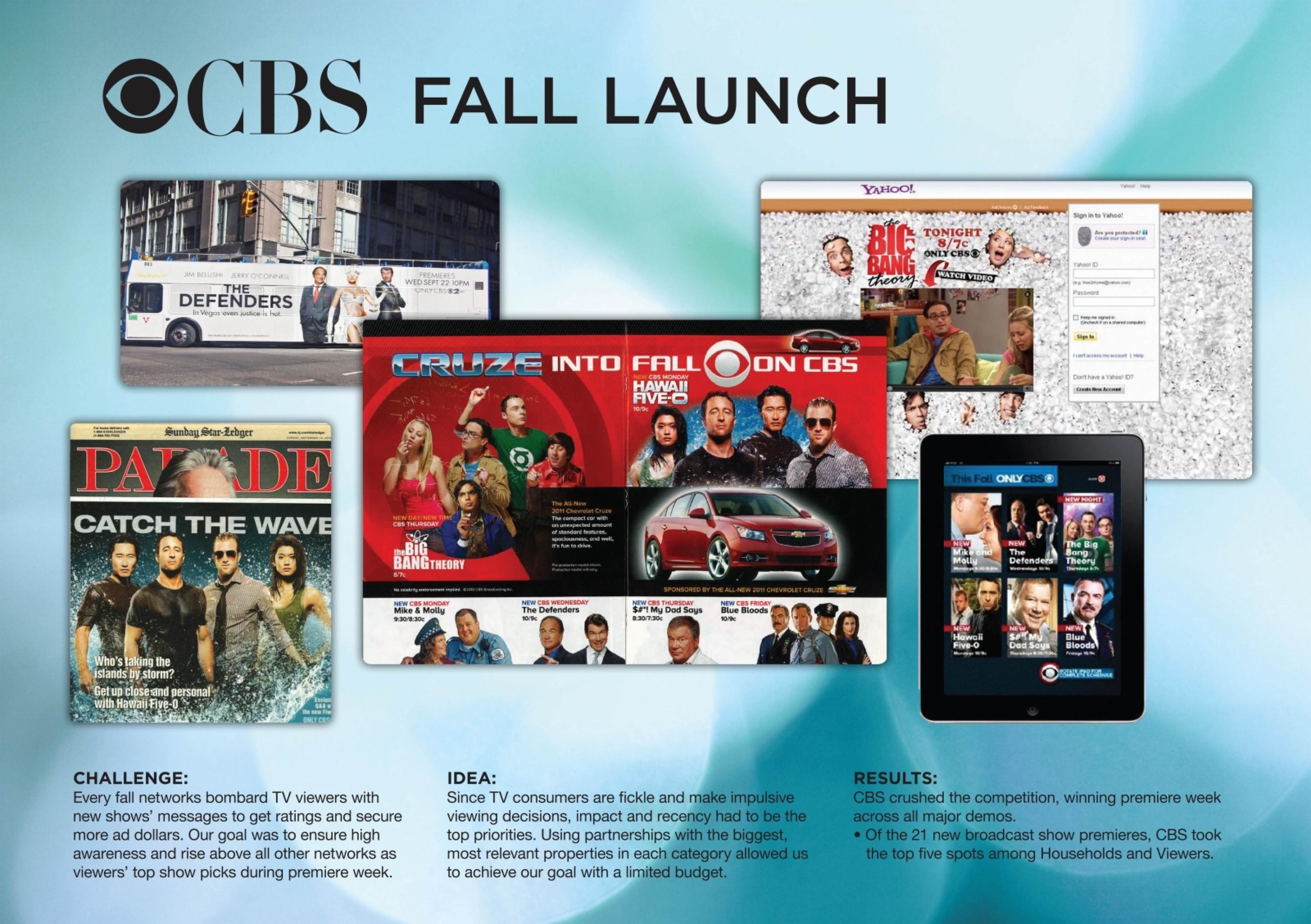 FALL LAUNCH OF NEW AND RETURNING TV SHOWS