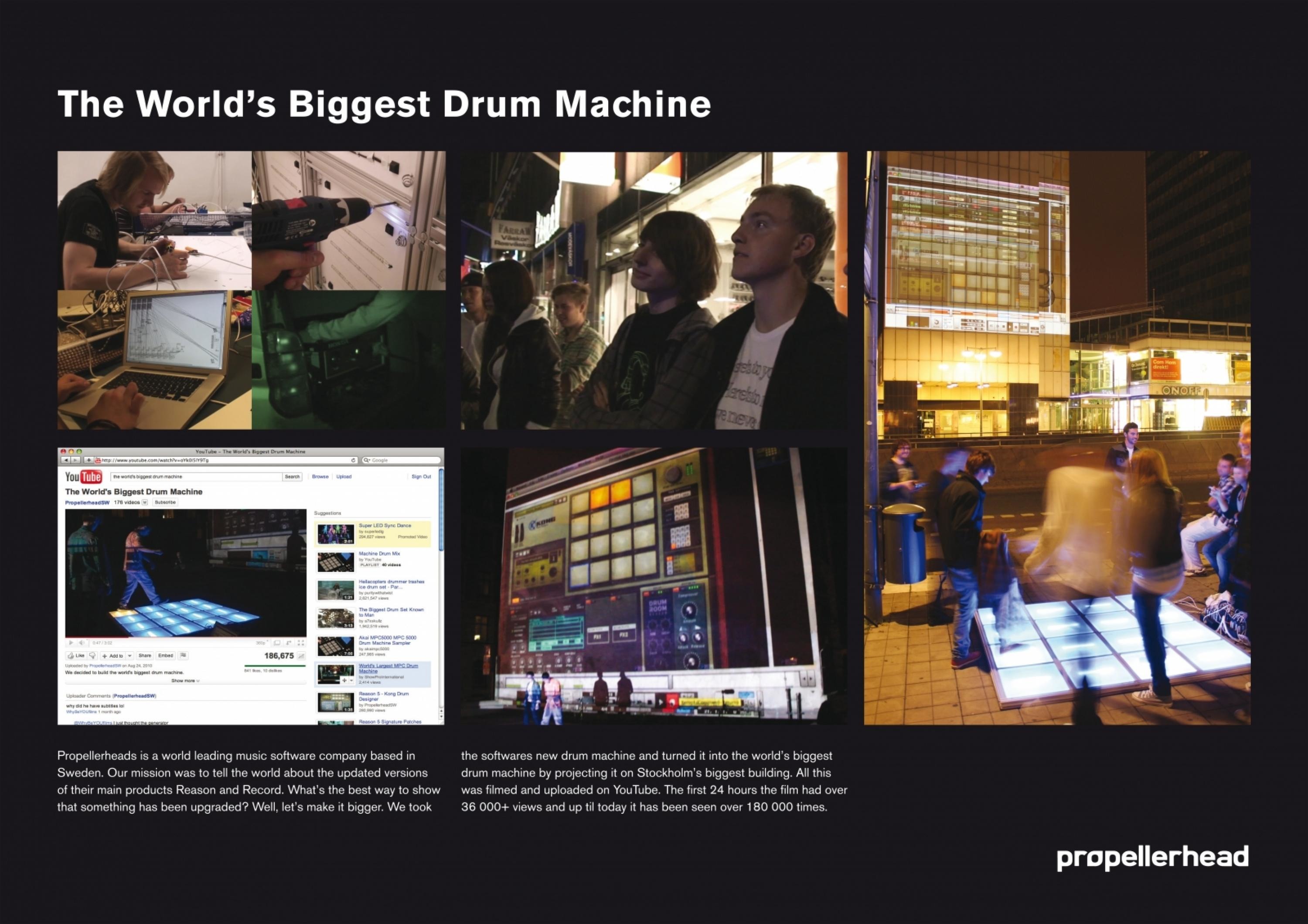 WORLD´S BIGGEST DRUM MACHINE