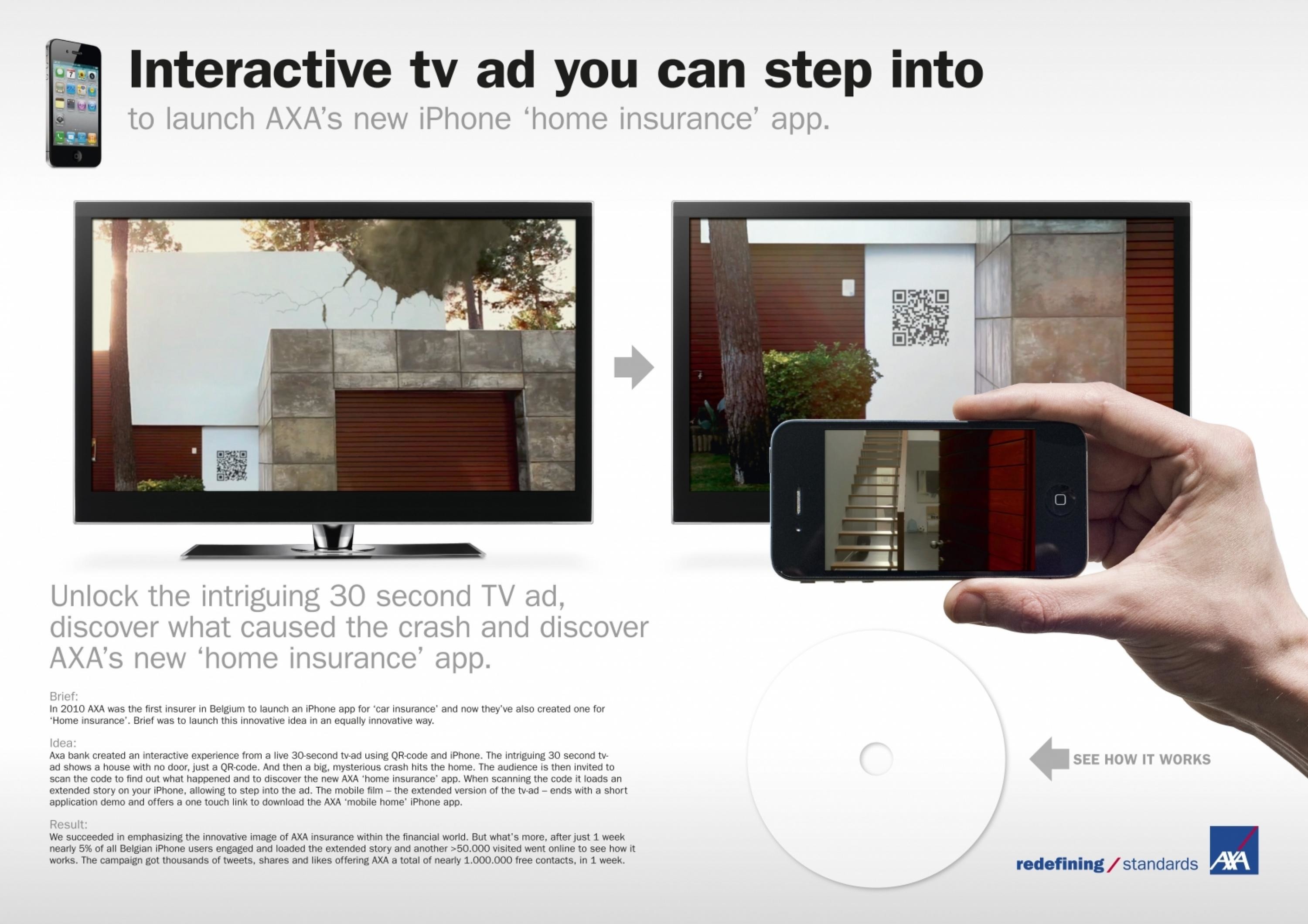 INTERACTIVE TV-AD YOU CAN STEP INTO