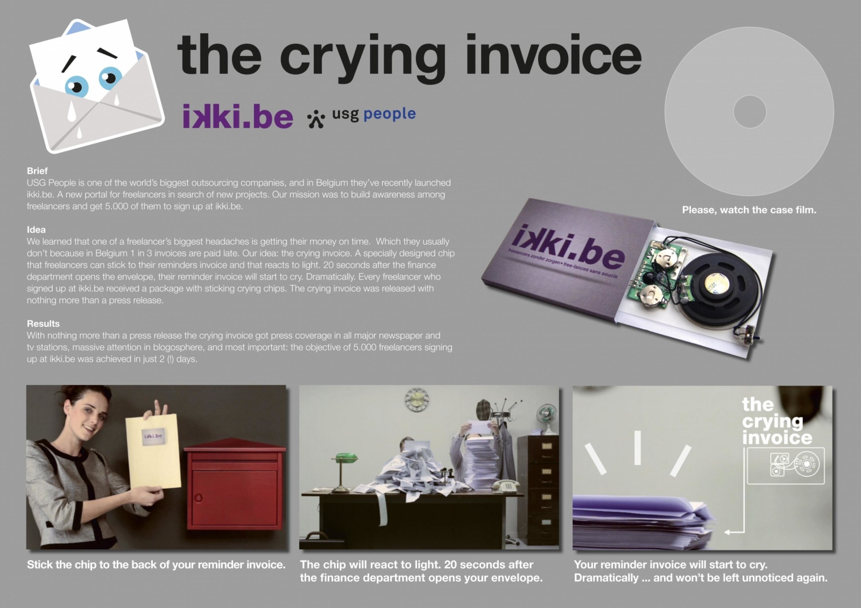 THE CRYING INVOICE