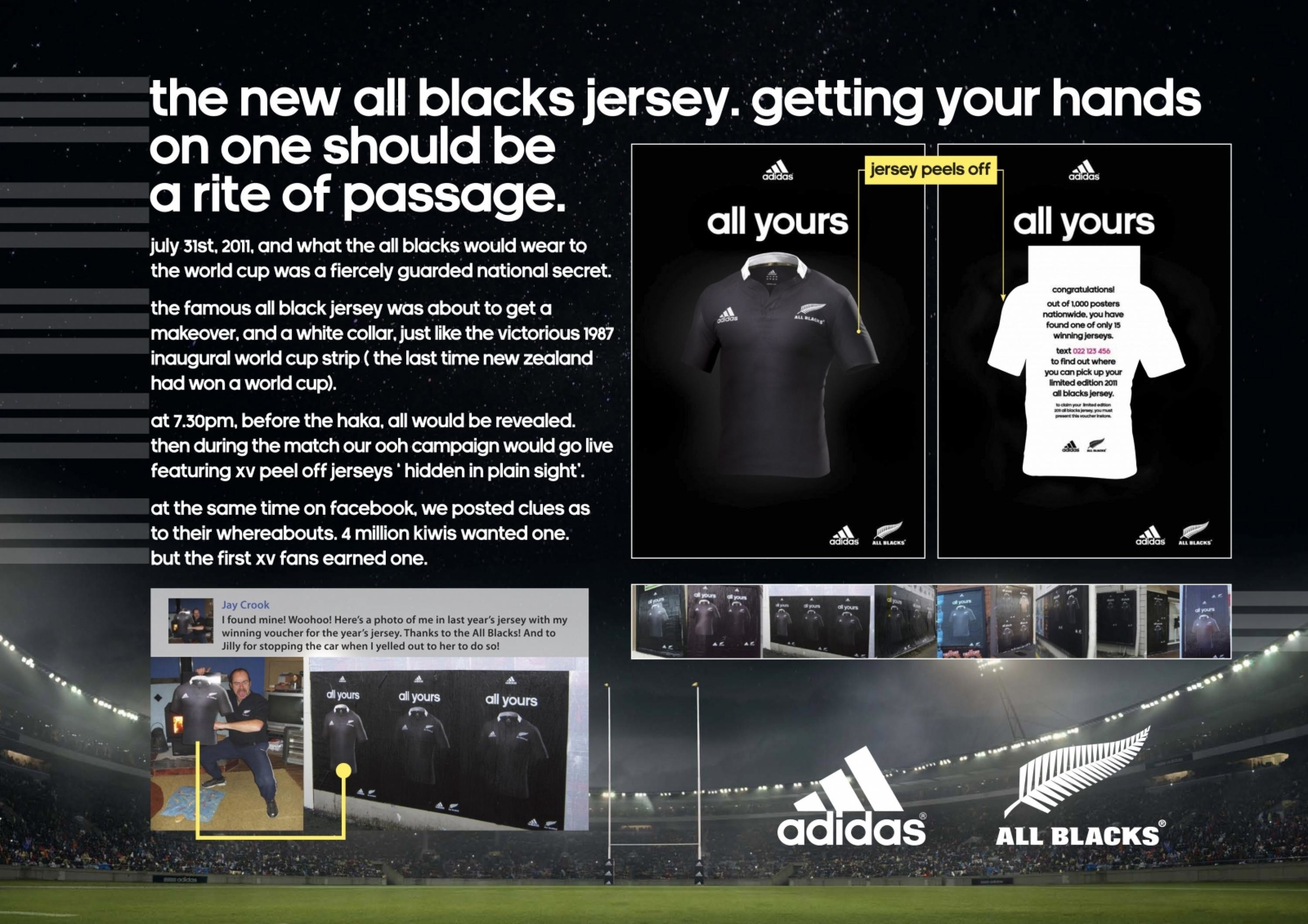 ALL BLACKS WORLD CUP JERSEY